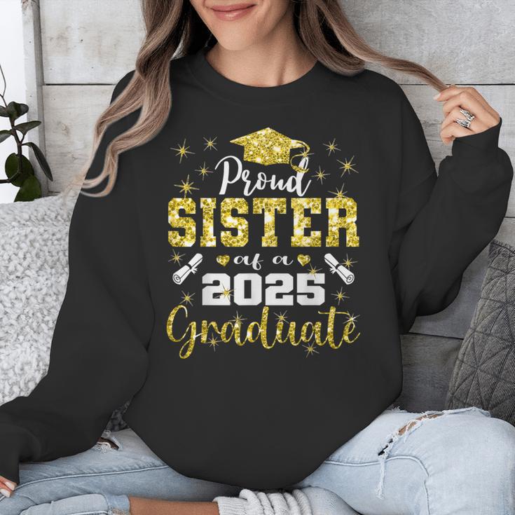 Super Proud Sister Of 2025 Graduate Senior Graduation Family Unisex Sweatshirt