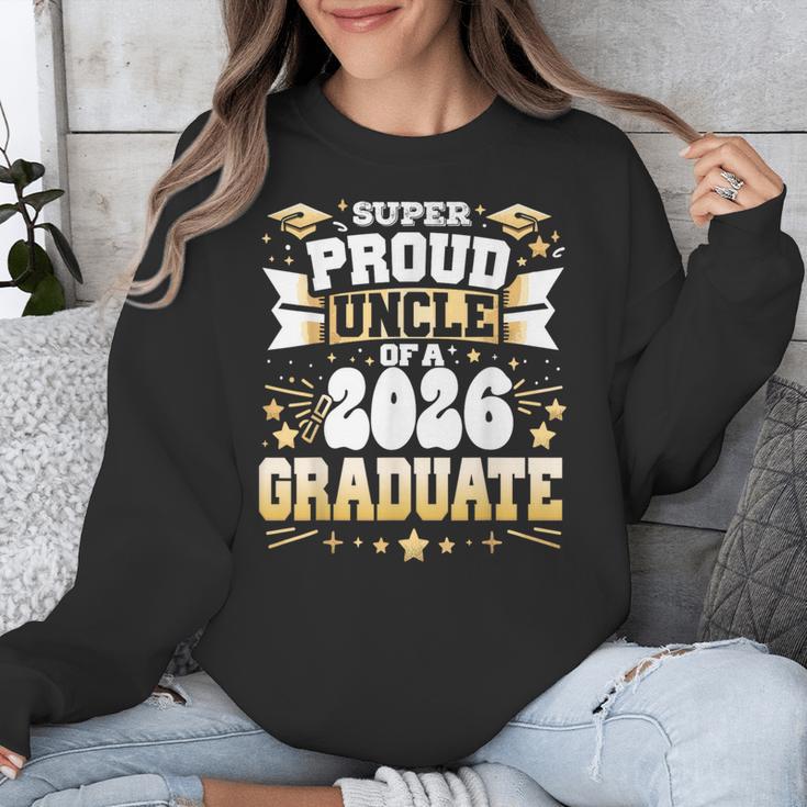 Super Proud Uncle Of A Class Of 2026 Graduate Graduation Unisex Sweatshirt