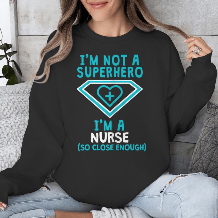 Superhero RN Nurse Shirt Graduation Unisex Sweatshirt