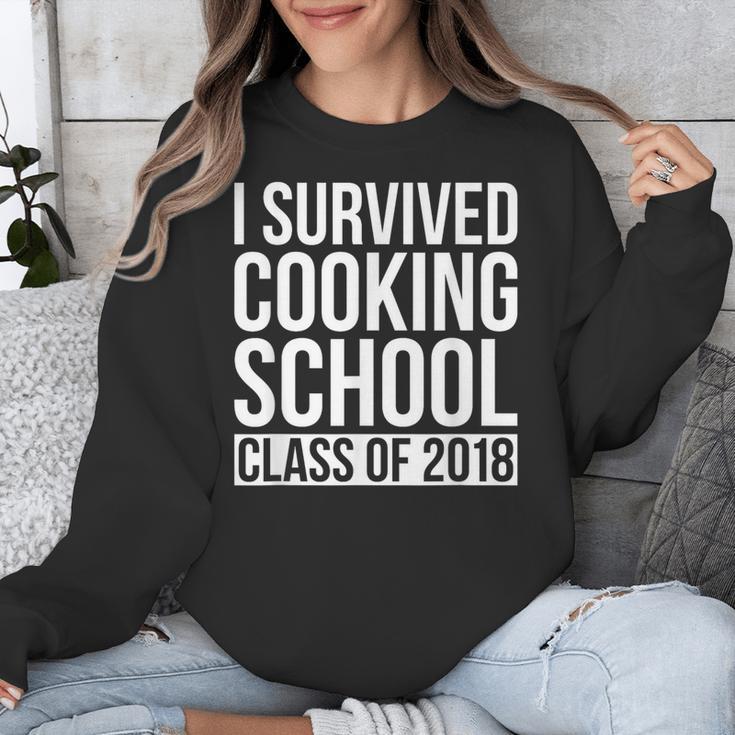 I Survived Cooking School Class Of 2018 Graduation Unisex Sweatshirt