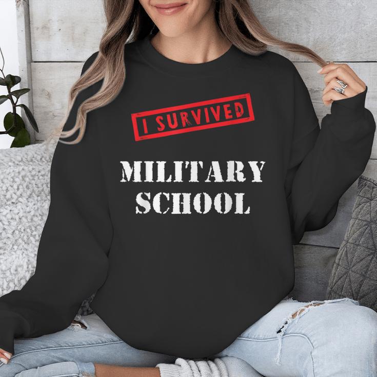 I Survived Military School Graduation Straight Outta Unisex Sweatshirt