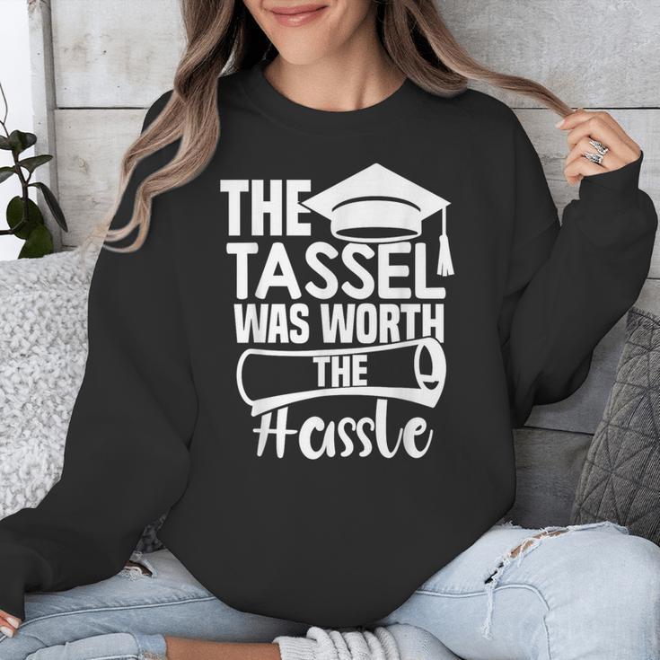 The Tassel Was Worth The Hassle Graduation Class Unisex Sweatshirt