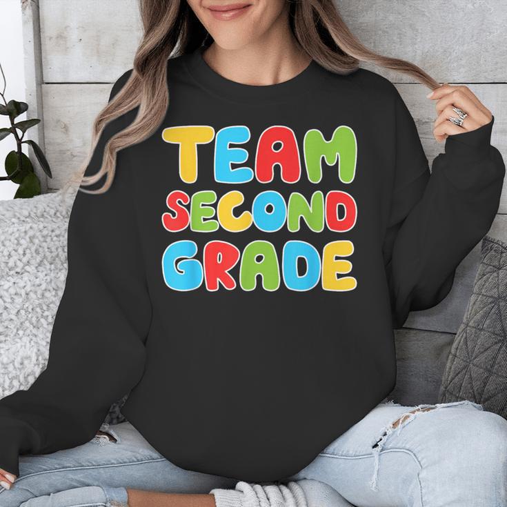 Team Second Grade Shirt 2nd Grade Back To School Graduation Unisex Sweatshirt