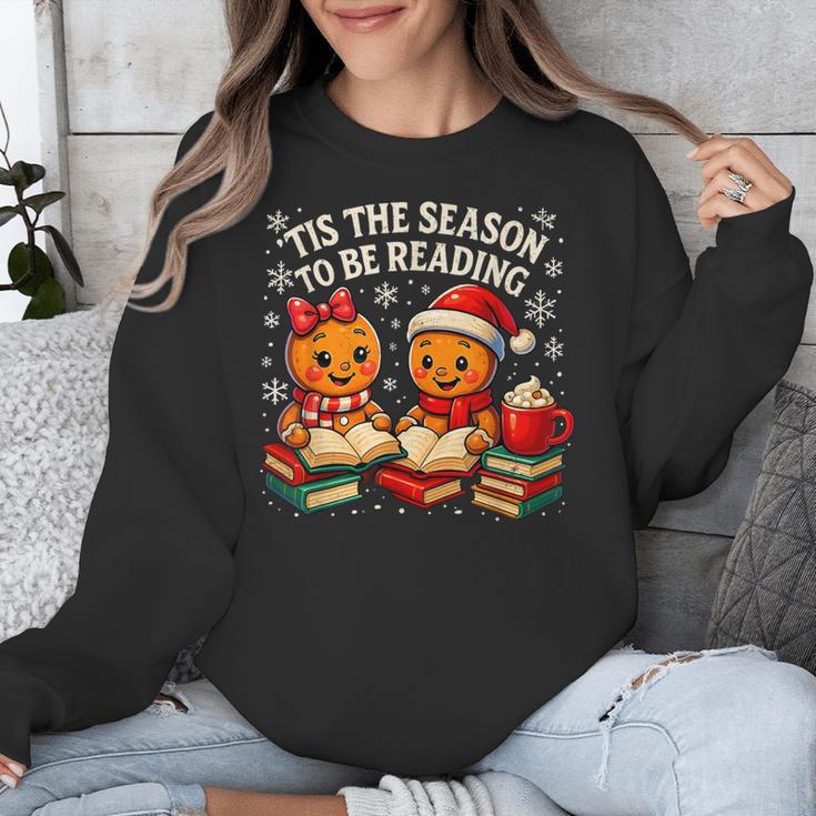 ’Tis The Season To Be Reading Book Lover Unisex Sweatshirt