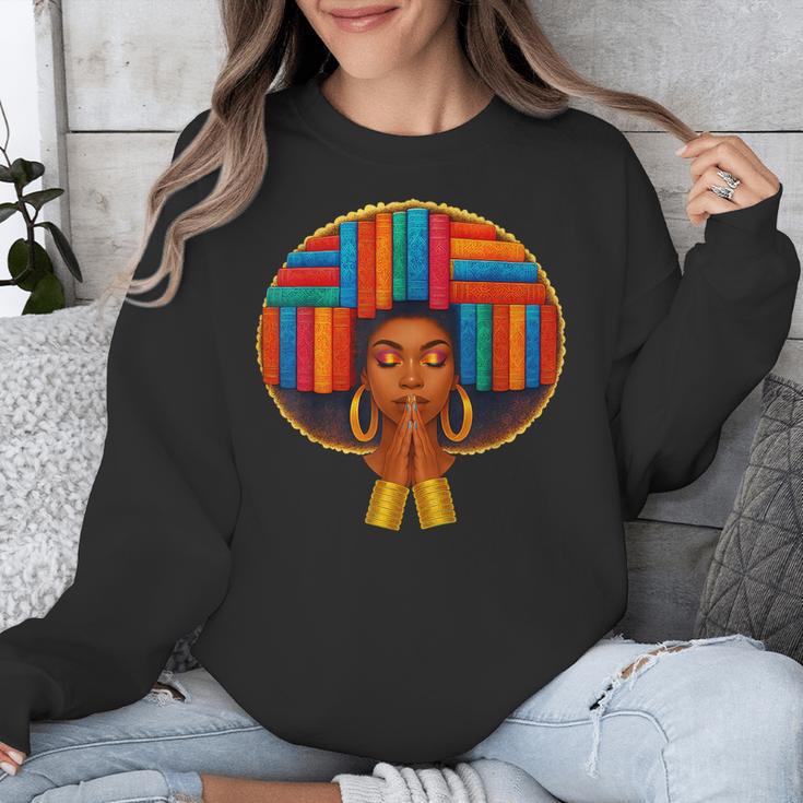 History Girl Women Book Lover Education Is Freedom Unisex Sweatshirt