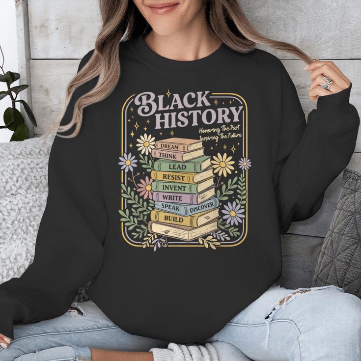 History Month Books Retro Black African Teacher Women Unisex Sweatshirt History Month Books Retro Black African Teacher Women Unisex Sweatshirt