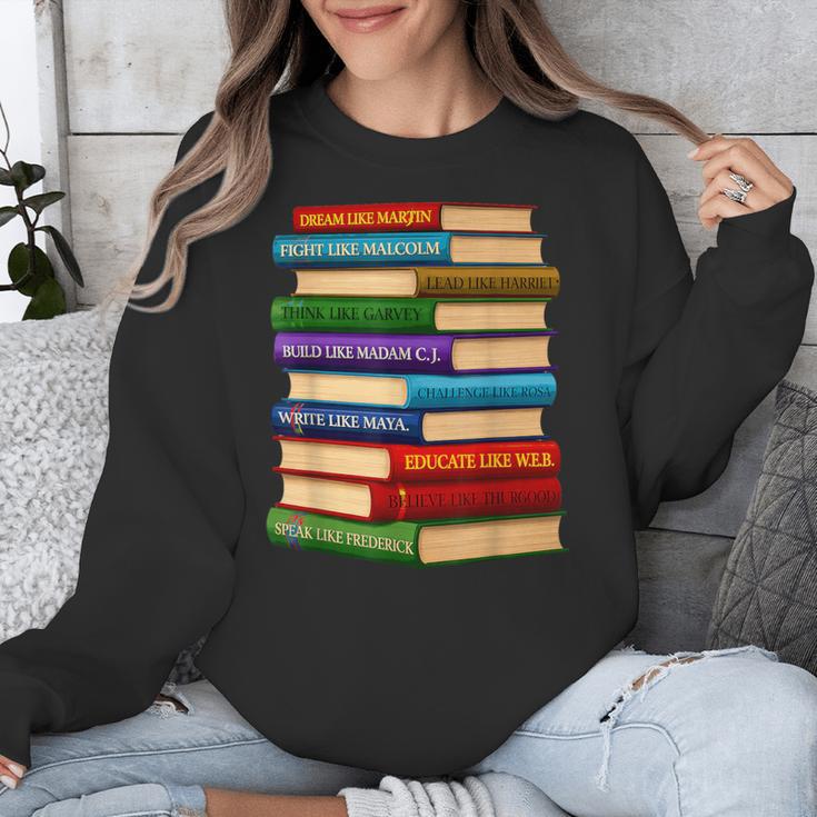 History Month Educated Black Leaders Reading Books Unisex Sweatshirt History Month Educated Black Leaders Reading Books Unisex Sweatshirt