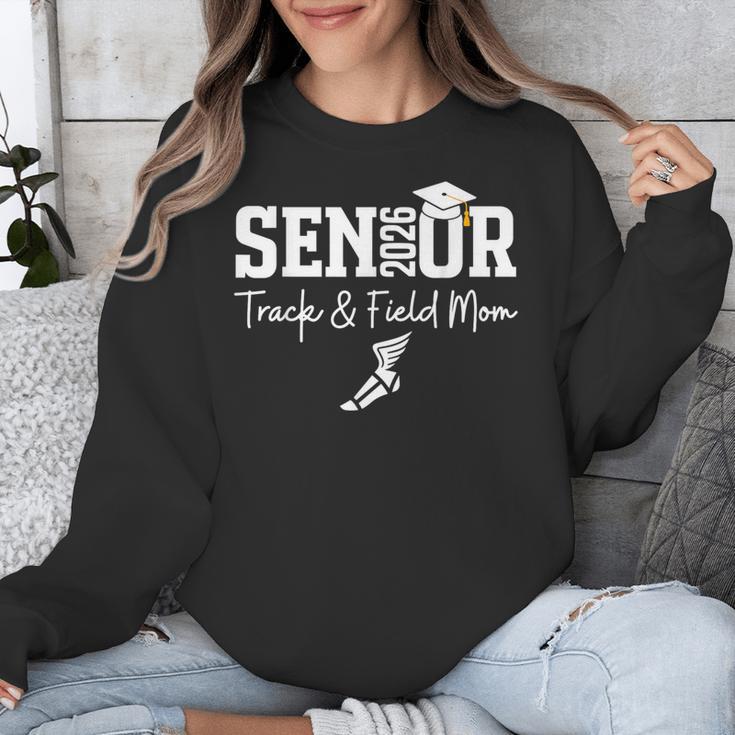 Track & Field Senior Mom Class Of 2026 Graduation 26 Unisex Sweatshirt