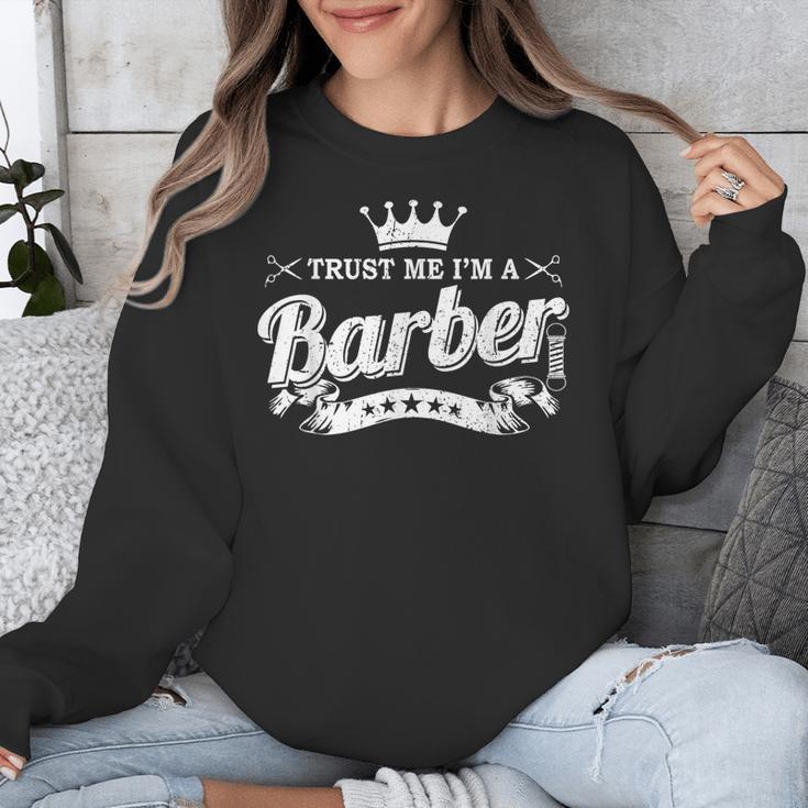 Trust Me I'm A Barber School Graduation Barbershop Cool Unisex Sweatshirt