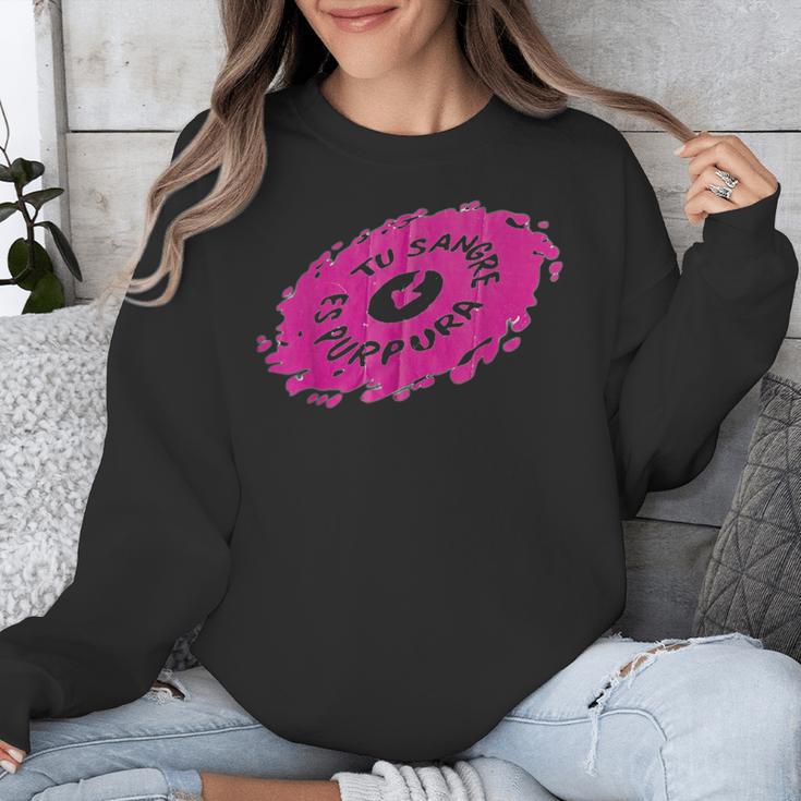 Tu Sangre Es Purpura Mexican Nostalgia Unisex Sweatshirt Tu Sangre Es Purpura Mexican Nostalgia Unisex Sweatshirt