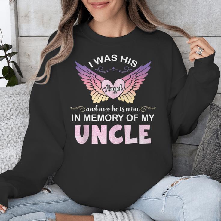 Uncle Angel In My Memory Cute Family Remembrance Match Unisex Sweatshirt
