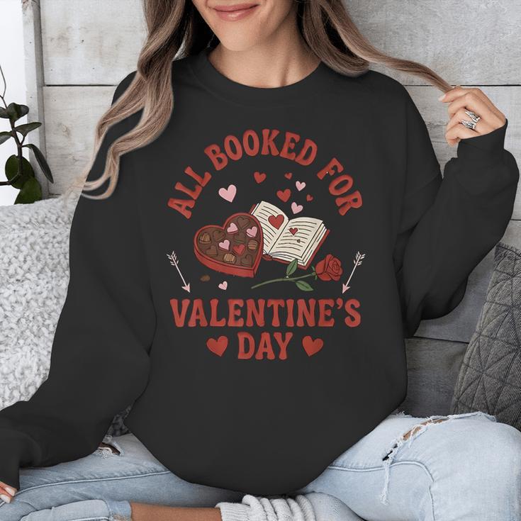 Valentines All Booked For Valentines Book Lover Girl Teacher Unisex Sweatshirt Valentines All Booked For Valentines Book Lover Girl Teacher Unisex Sweatshirt