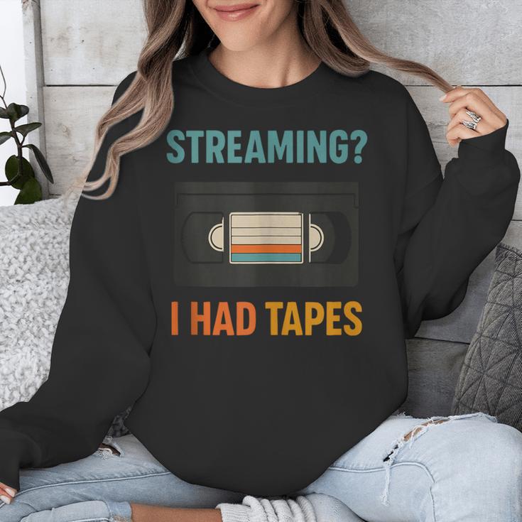 VHS Cassette Tape Retro 80s 90s Nostalgia Unisex Sweatshirt VHS Cassette Tape Retro 80s 90s Nostalgia Unisex Sweatshirt