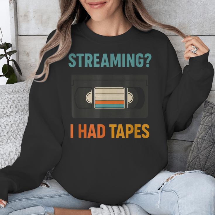 VHS Cassette Tape Retro 80s 90s Nostalgia Unisex Sweatshirt VHS Cassette Tape Retro 80s 90s Nostalgia Unisex Sweatshirt