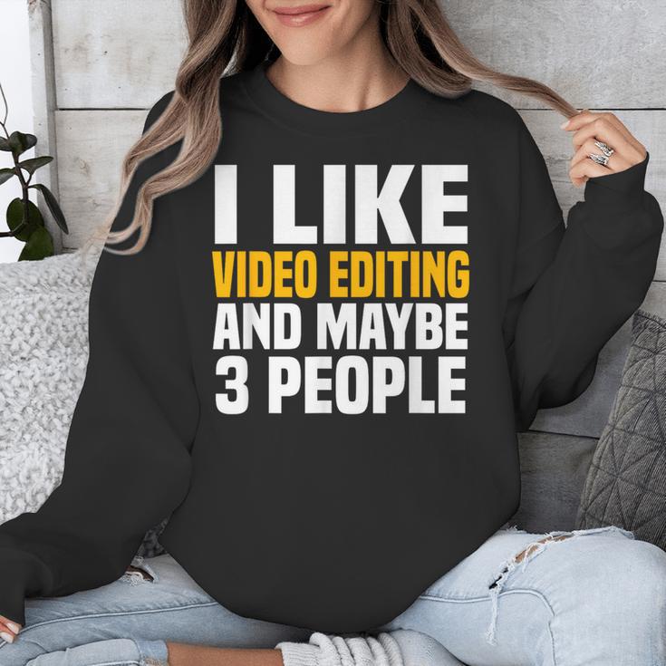 Video Editor Introvert Editing Production Filmmaking Job Unisex Sweatshirt Video Editor Introvert Editing Production Filmmaking Job Unisex Sweatshirt