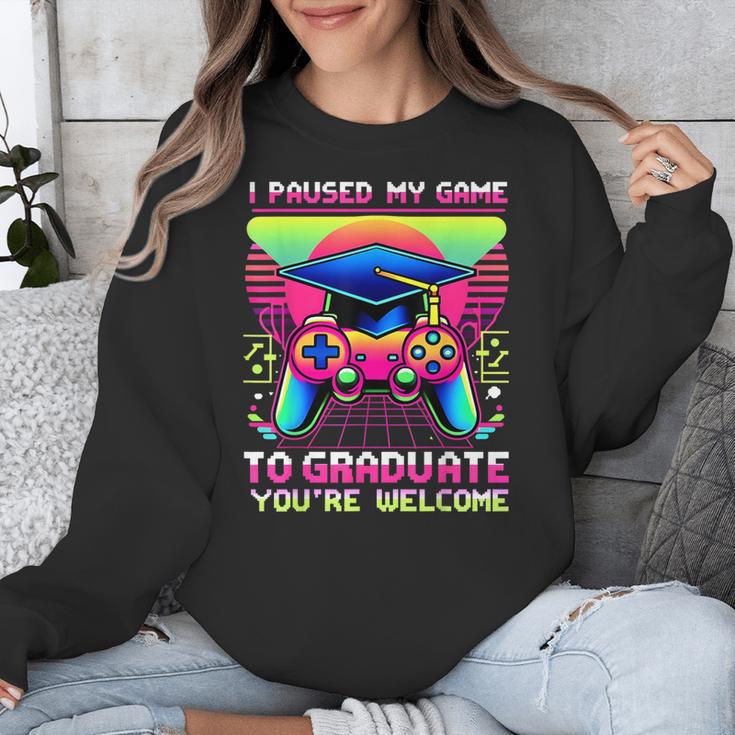 Video Gamer Graduate Graduation Grad Gaming Unisex Sweatshirt