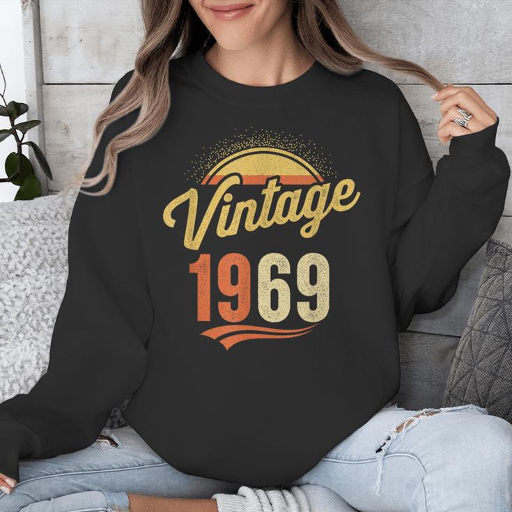Vintage 1969 Retro Era Badge For Nostalgia Fans Unisex Sweatshirt Vintage 1969 Retro Era Badge For Nostalgia Fans Unisex Sweatshirt