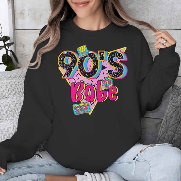 Vintage 90's Babe Party Back To 90s Cassette Nostalgia Unisex Sweatshirt
