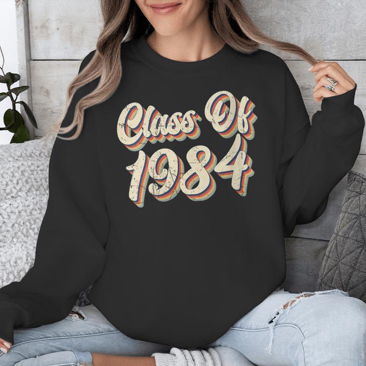 Vintage Class Of 1984 40th Reunion High School Graduation 84 Unisex Sweatshirt