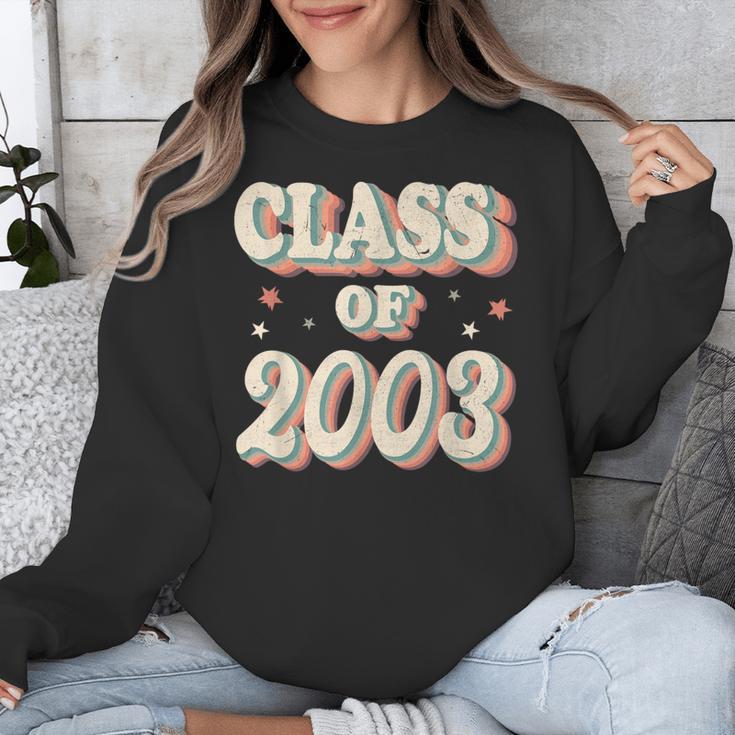 Vintage Class Of 2003 03 High School Graduation Unisex Sweatshirt