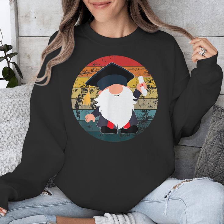 Vintage Graduation Gnome Unisex Sweatshirt