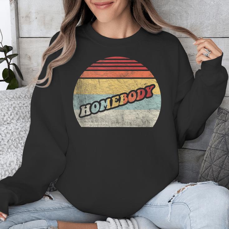 Vintage Homebody Shirt Stay At Home Quarantine Introvert Unisex Sweatshirt