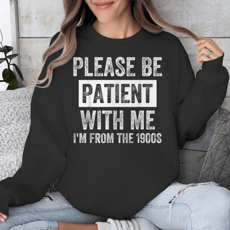 Vintage I'm From The 1900s Retro Men Women Unisex Sweatshirt