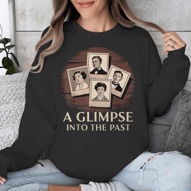 Vintage Portrait Photography Memory Nostalgia Vibe Unisex Sweatshirt Vintage Portrait Photography Memory Nostalgia Vibe Unisex Sweatshirt