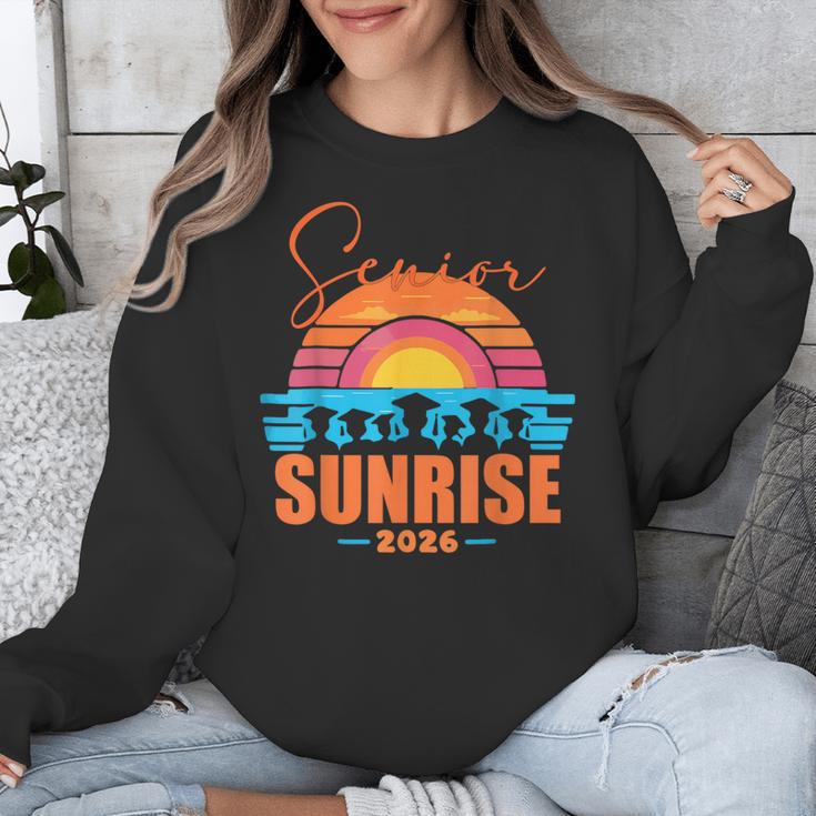 Vintage SENIOR SUNRISE 2026 Seniors Of Class Graduation Unisex Sweatshirt