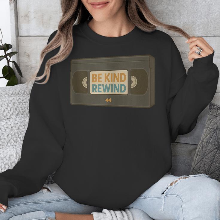 Vintage VHS Tape Humor Retro Nostalgia Graphic Unisex Sweatshirt