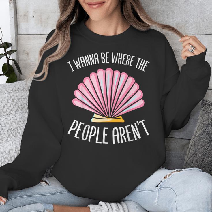 I Wanna Be Where The People Aren't Introverted Introvert Unisex Sweatshirt