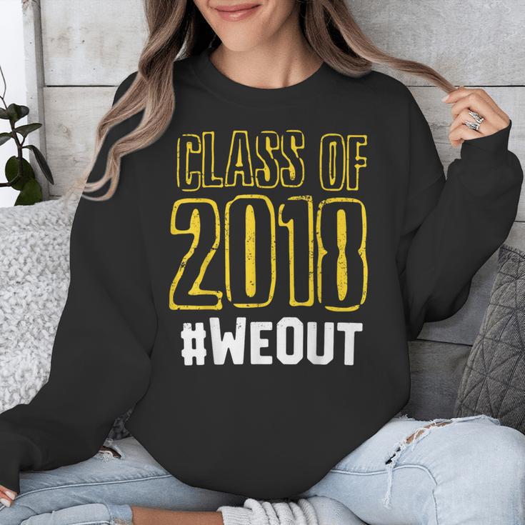 We Out WeOut Class Of 2018 Senior Graduation Unisex Sweatshirt