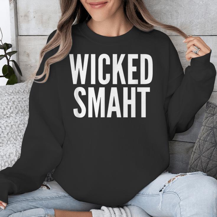 Wicked Smaht Boston Accent Graduation Tee Unisex Sweatshirt
