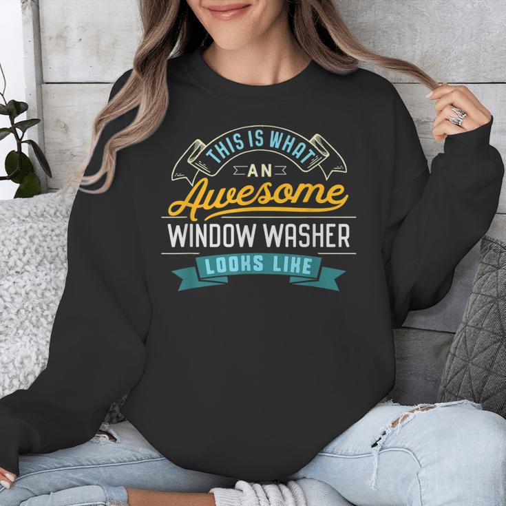 Window Washer Shirt Awesome Job Occupation Graduation Unisex Sweatshirt