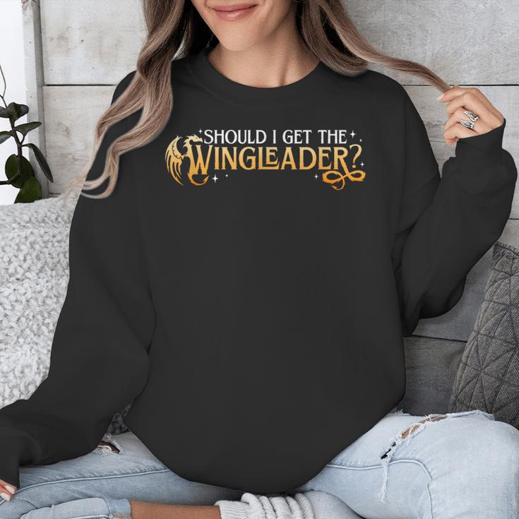 Should I Get The Wingleader Dragon Lover Book Lover Unisex Sweatshirt