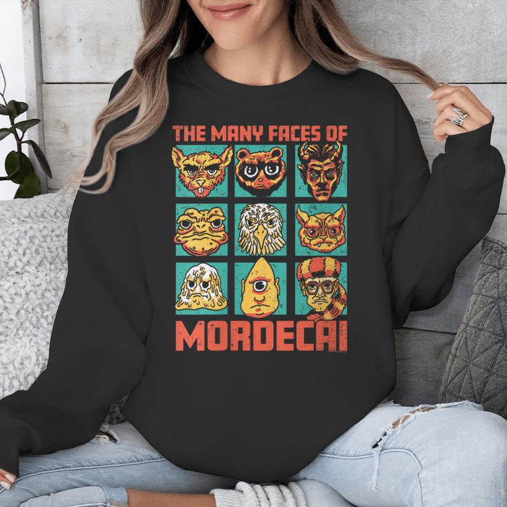 Women's DCC Many Faces Of Mordecai Grid Gamer Series Book Unisex Sweatshirt Women's DCC Many Faces Of Mordecai Grid Gamer Series Book Unisex Sweatshirt