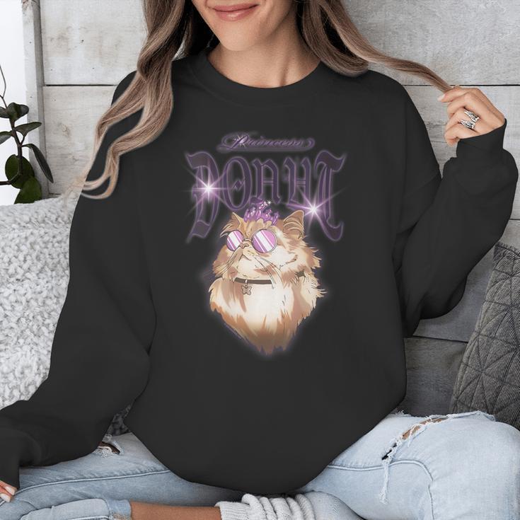 Women's Dungeon Crawler Carl Airbrushed Princess Donut Series Book Unisex Sweatshirt Women's Dungeon Crawler Carl Airbrushed Princess Donut Series Book Unisex Sweatshirt