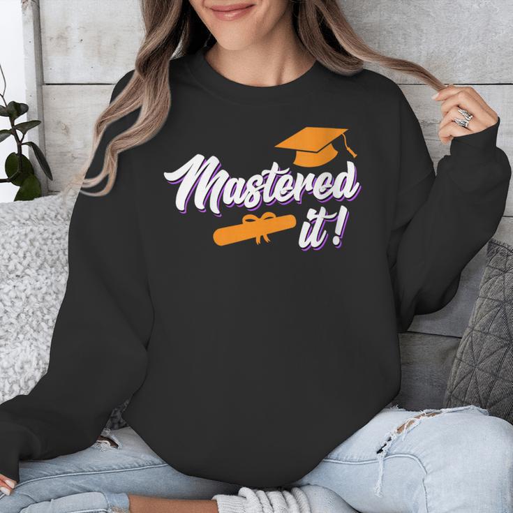 Women's Master Graduation 2026 Mastered It Master's Degree Unisex Sweatshirt