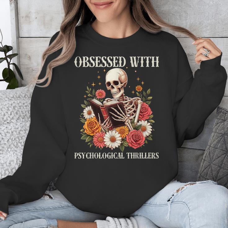 Women's Psychological Thriller Book Reader Lover Unisex Sweatshirt Women's Psychological Thriller Book Reader Lover Unisex Sweatshirt