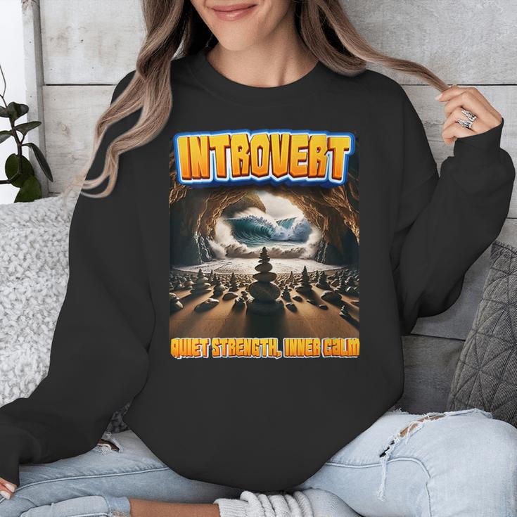 World Introvert Day Quiet Strength Inner Calm Unisex Sweatshirt