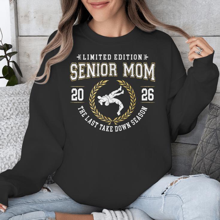 Wrestling Senior Mom The Final Match 2026 Graduation Unisex Sweatshirt
