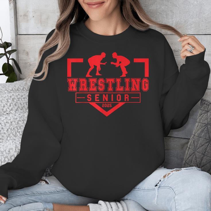 Wrestling Senior Night Wrestling Senior 2025 Graduation 11 Unisex Sweatshirt