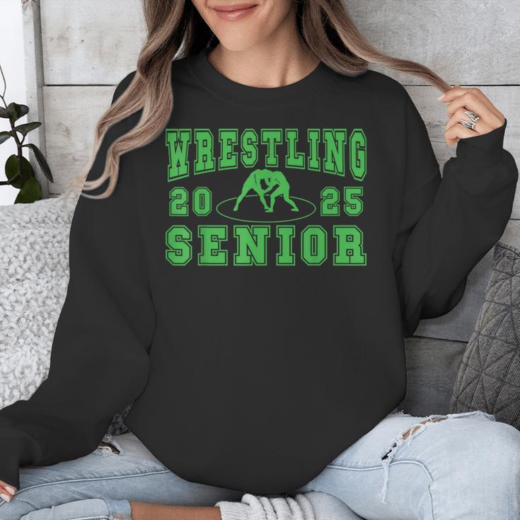 Wrestling Senior Night Wrestling Senior 2025 Graduation 32 Unisex Sweatshirt