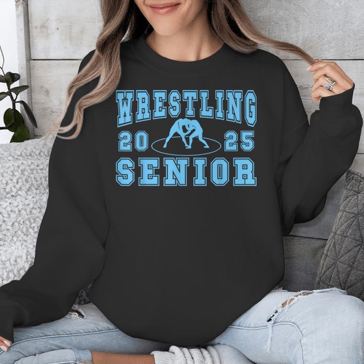 Wrestling Senior Night Wrestling Senior 2025 Graduation 38 Unisex Sweatshirt