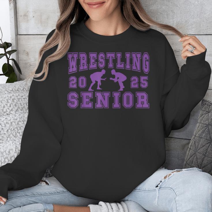 Wrestling Senior Night Wrestling Senior 2025 Graduation 49 Unisex Sweatshirt