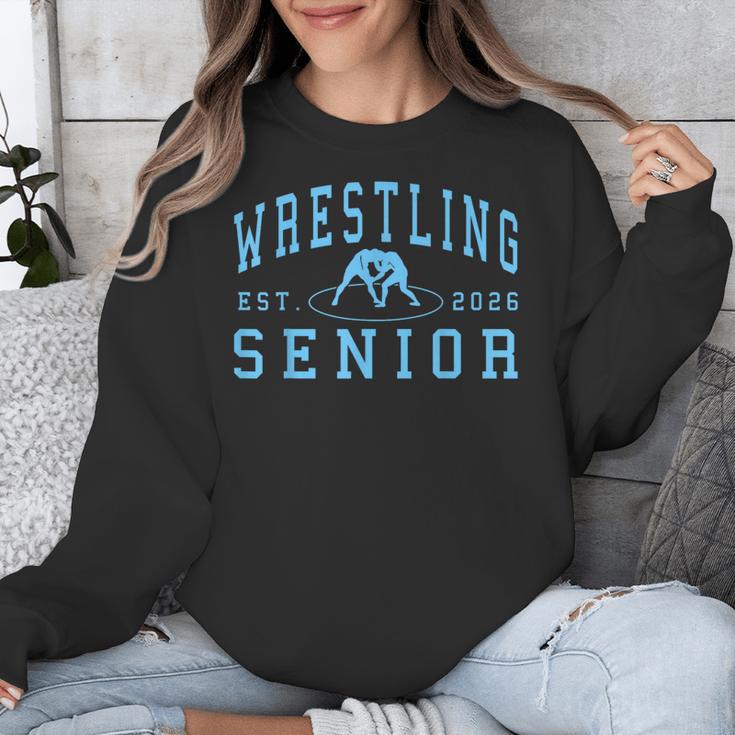 Wrestling Senior Night Wrestling Senior 2026 Graduation 70 Unisex Sweatshirt