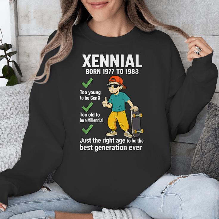 Xennial Born 1977 To 1983 Nostalgia Unisex Sweatshirt