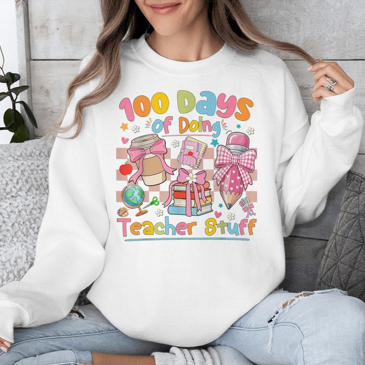 100th Day Of School Teacher 100 Days Coffee Books Unisex Sweatshirt 100th Day Of School Teacher 100 Days Coffee Books Unisex Sweatshirt