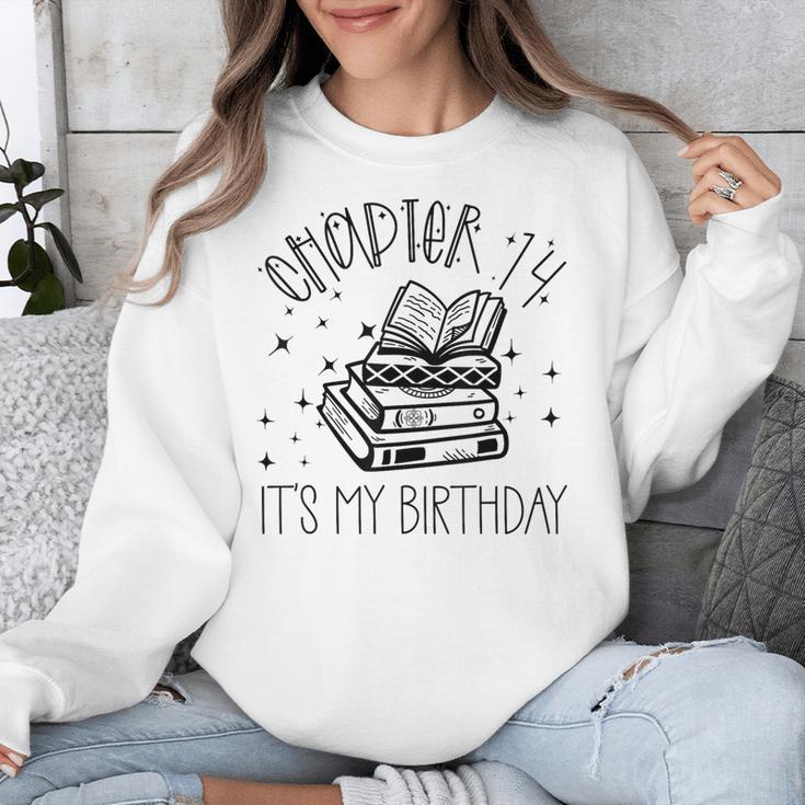 14th Birthday Girls Chapter 14 Its My Birthday Book Lover Unisex Sweatshirt 14th Birthday Girls Chapter 14 Its My Birthday Book Lover Unisex Sweatshirt