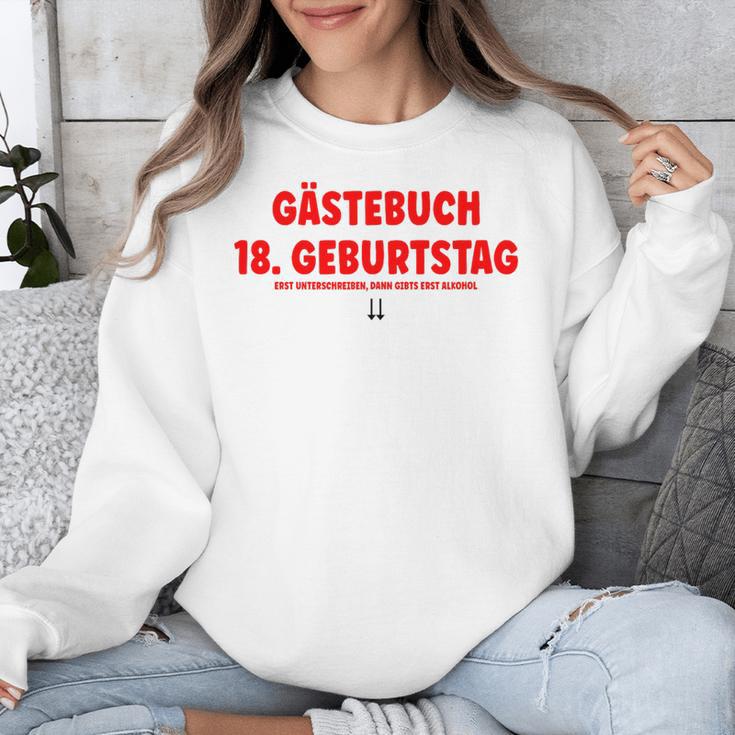 18th Birthday Guest Book Party Memory Unisex Sweatshirt 18th Birthday Guest Book Party Memory Unisex Sweatshirt